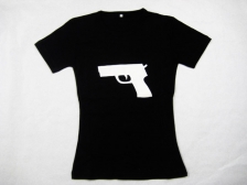 Classic-Shirt Motiv Pistole women